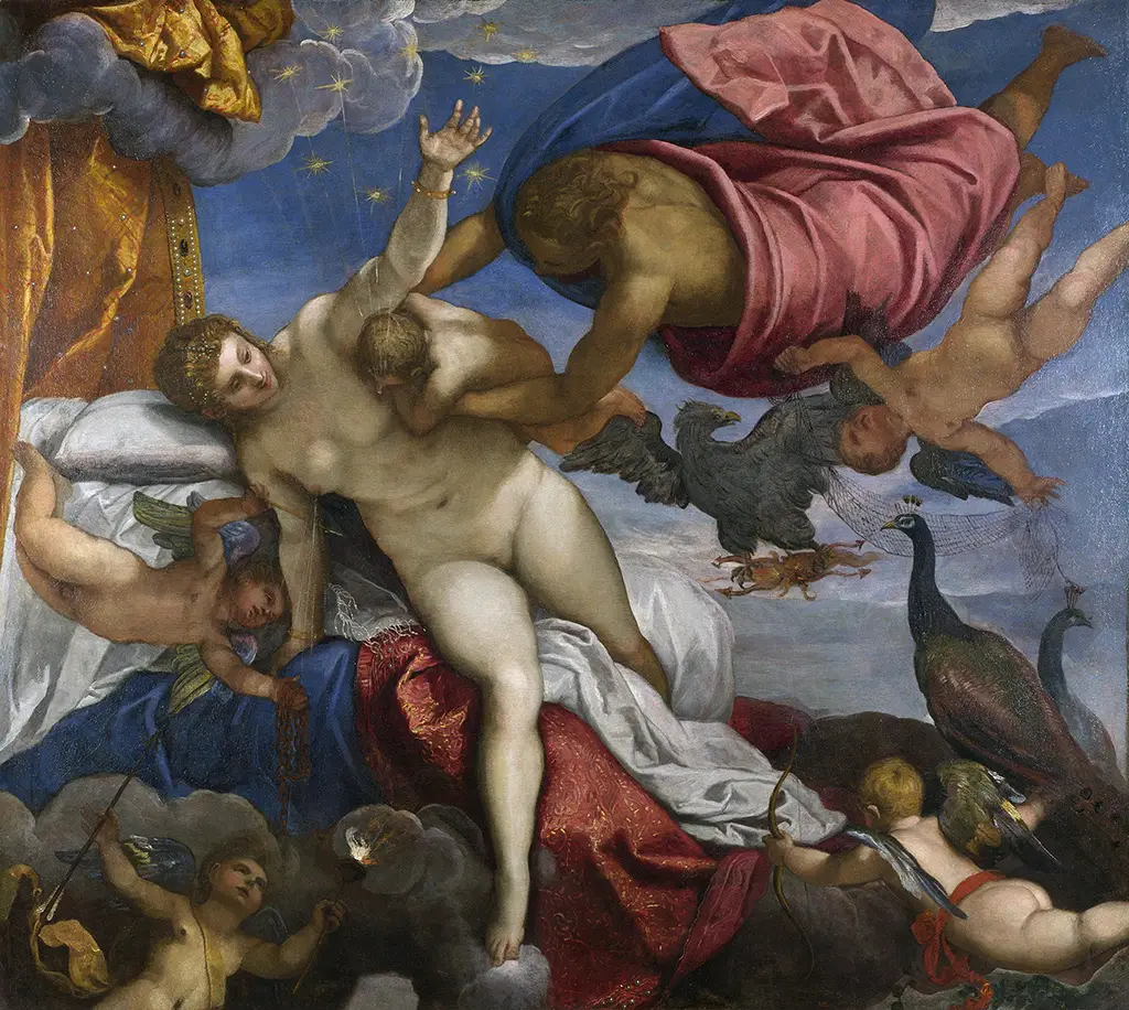 The Origin of the Milky Way in Detail Tintoretto